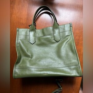 Olive Green Fossil Bag